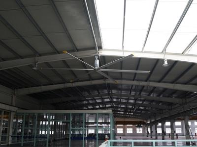 高大鋼結構廠房工業(yè)大風扇降溫工程案例